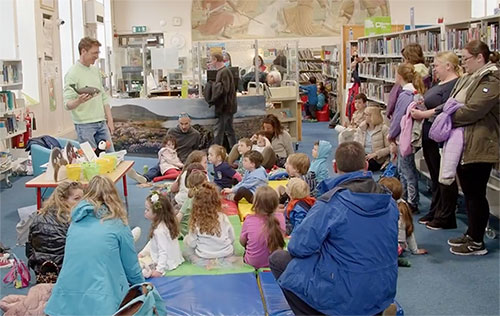 Gerry Daly Cruinniú na nÓg event at Sligo Central library